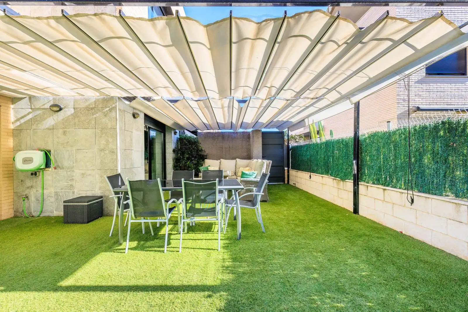 Terraza de Casa adosada en venta en Cambrils con Aire acondicionado, Calefacción y Jardín privado
