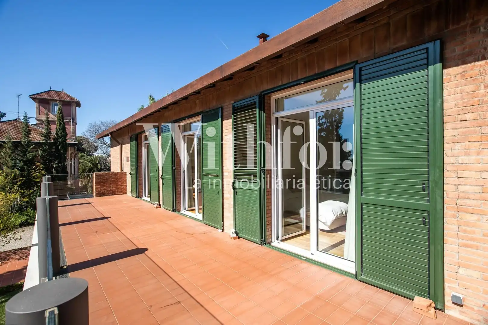 Terrace of Houses for rent in Esplugues de Llobregat  with Air Conditioner, Heating and Private garden