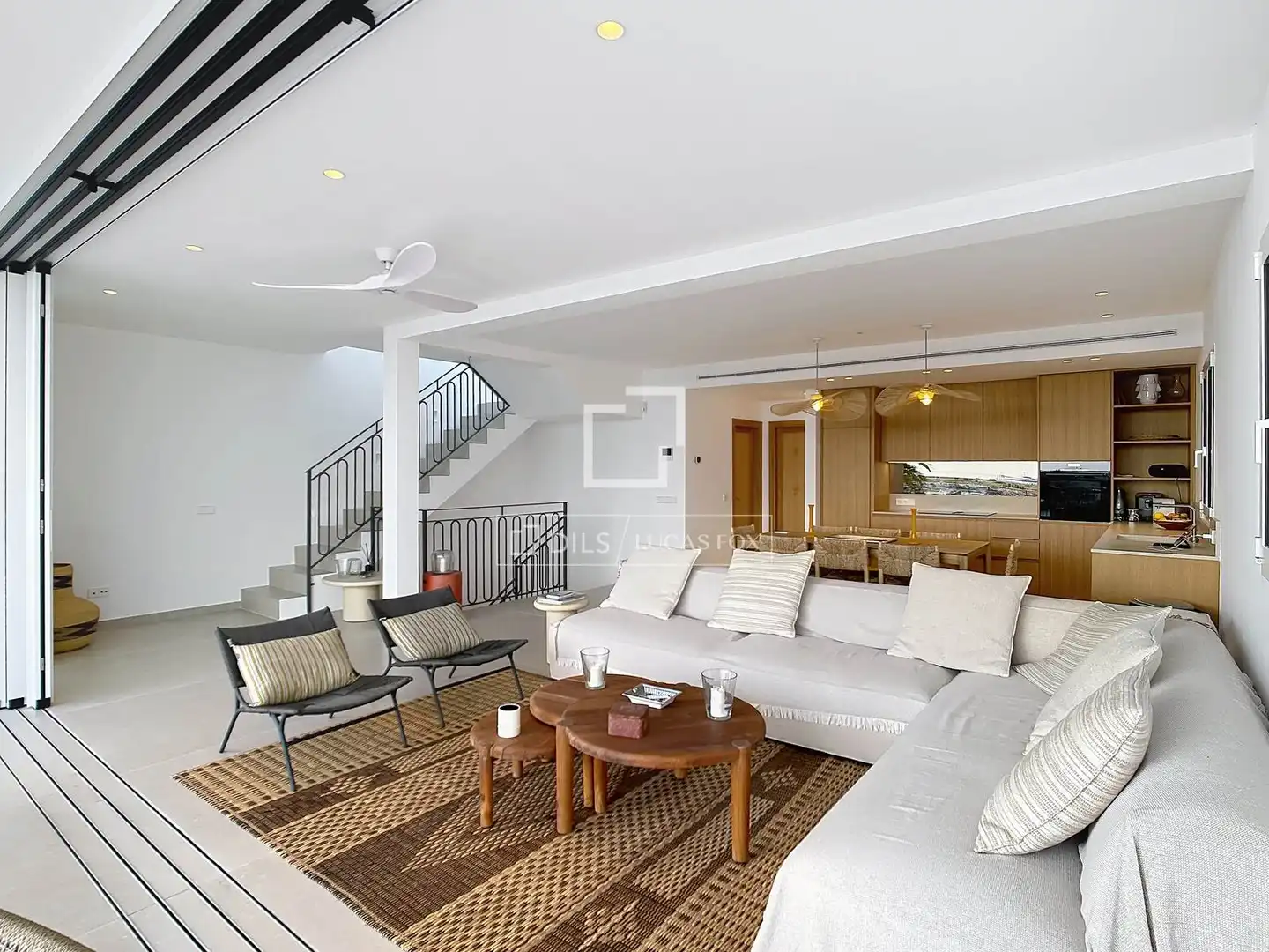 Sala de estar de Casa o chalet de alquiler en Ciutadella de Menorca con Aire acondicionado, Calefacción y Jardín privado