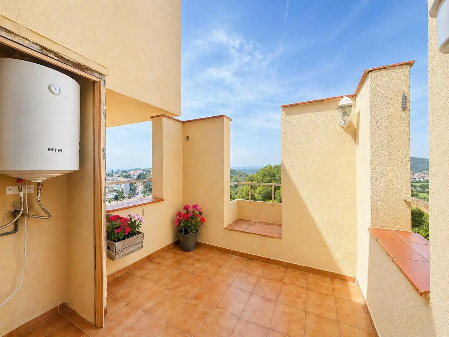 Balcony of Flat for sale in Sant Pere de Ribes  with Air Conditioner, Heating and Private garden