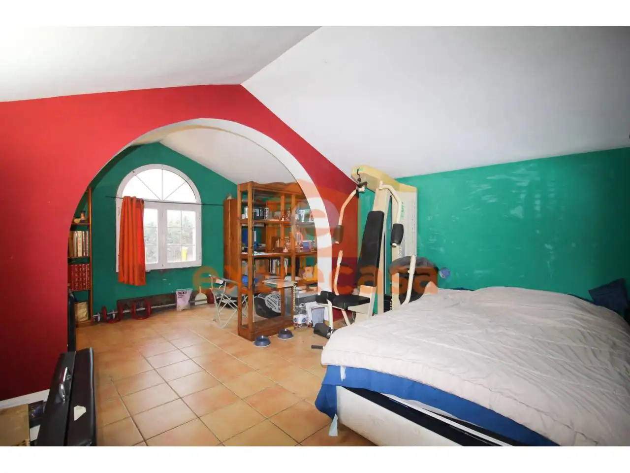Schlafzimmer von Haus oder Chalet zum Verkauf in Badajoz mit Klimaanlage, Heizung und Privatgarten