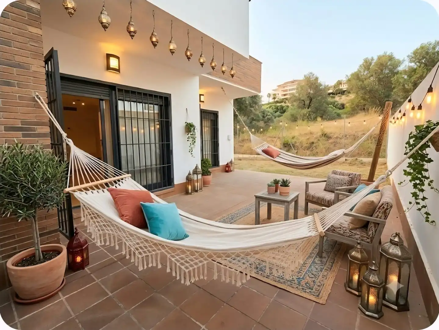 Terrasse von Wohnung zum Verkauf in Mijas mit Klimaanlage, Terrasse und Abstellraum