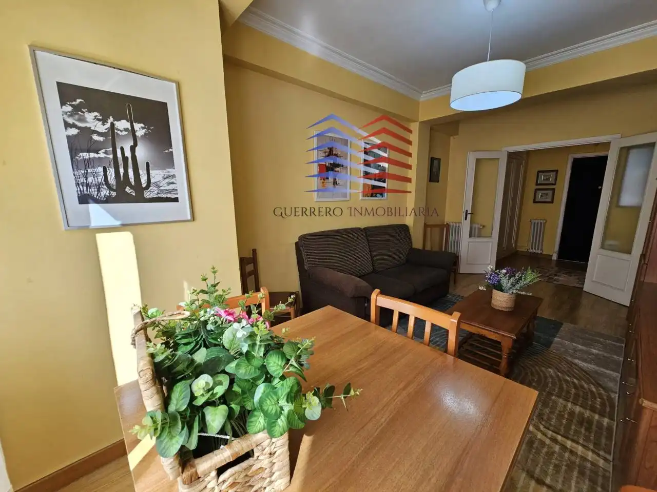 Living room of Flat for rent in Ourense Capital   with Heating, Furnished and Balcony