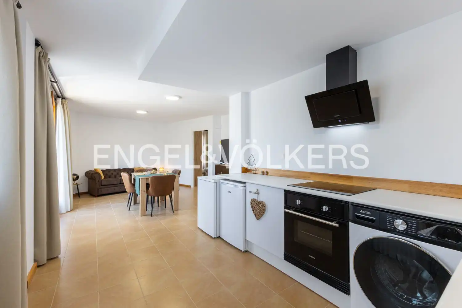 Kitchen of Attic for rent in Chóvar  with Heating, Terrace and Furnished