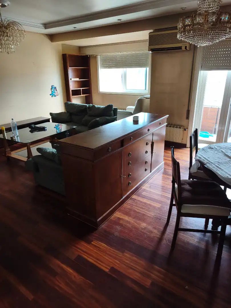 Living room of Flat for rent in Ourense Capital   with Heating, Parquet flooring and Storage room