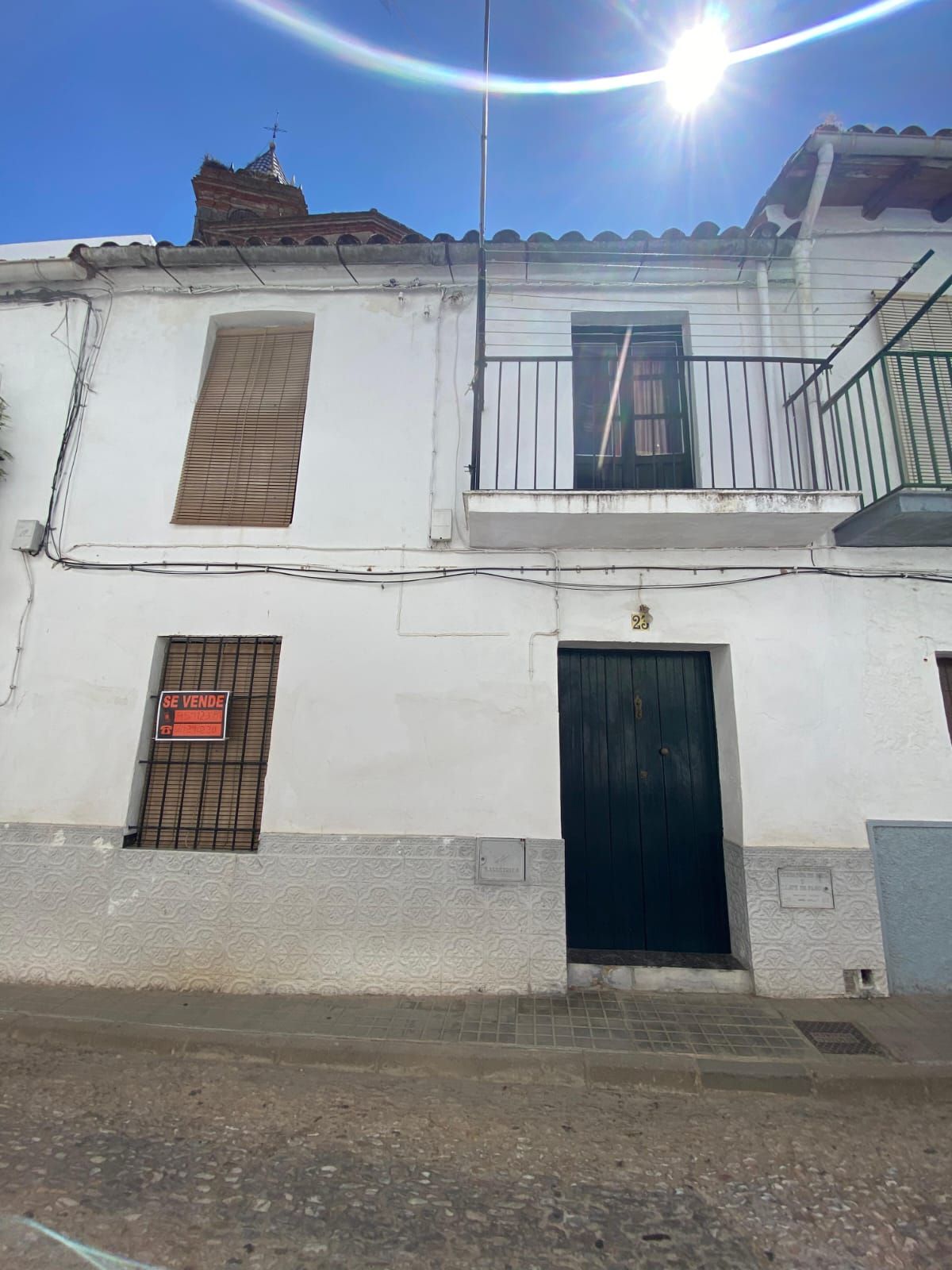 Exterior view of Single-family semi-detached for sale in Galaroza  with Oven, Washing machine and Balcony