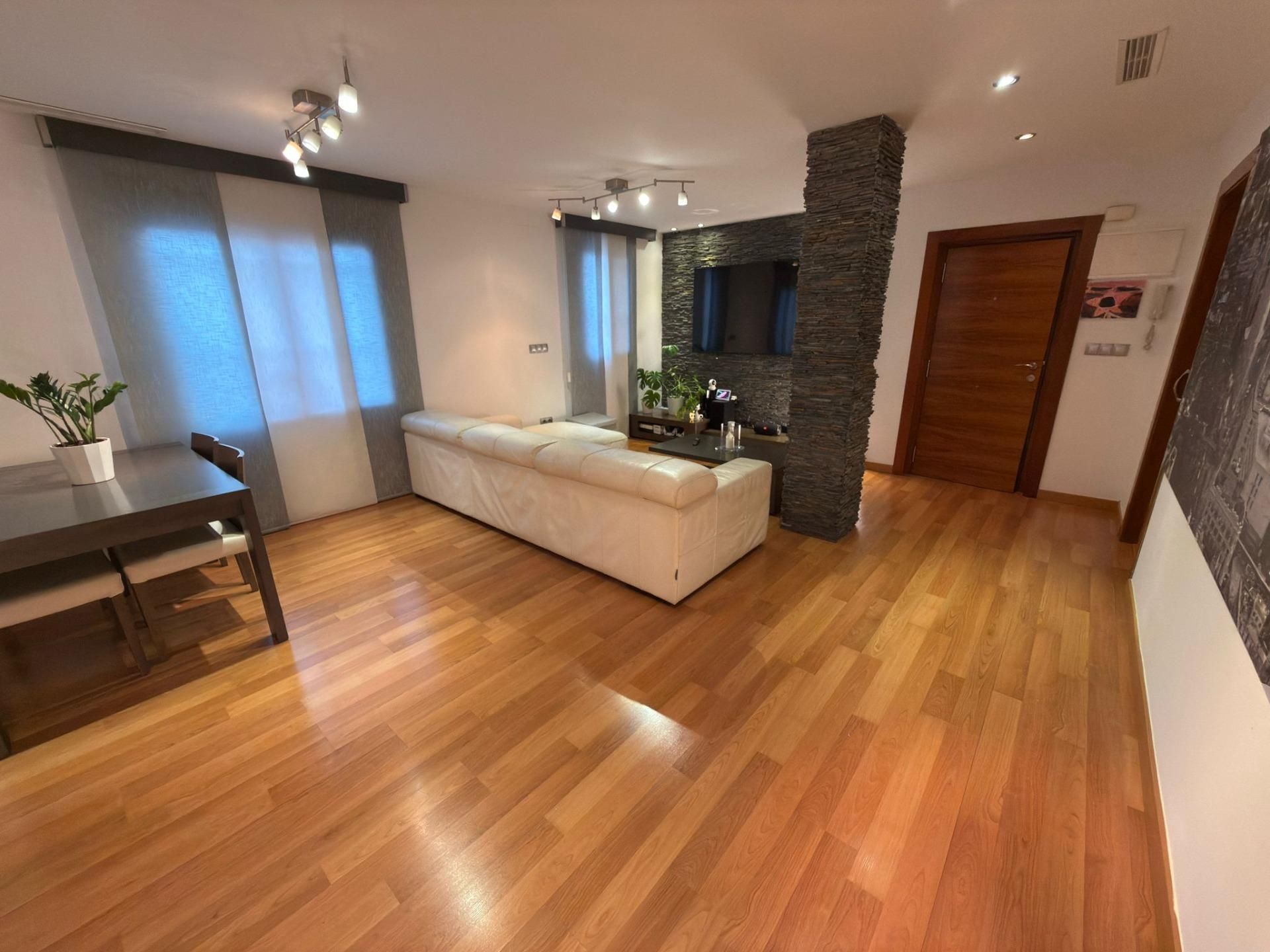 Living room of Flat for sale in Alicante / Alacant  with Air Conditioner and Furnished