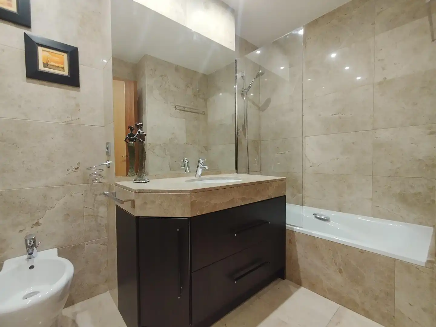 Baño de Piso de alquiler en Valladolid con Calefacción, Parquet y Amueblado