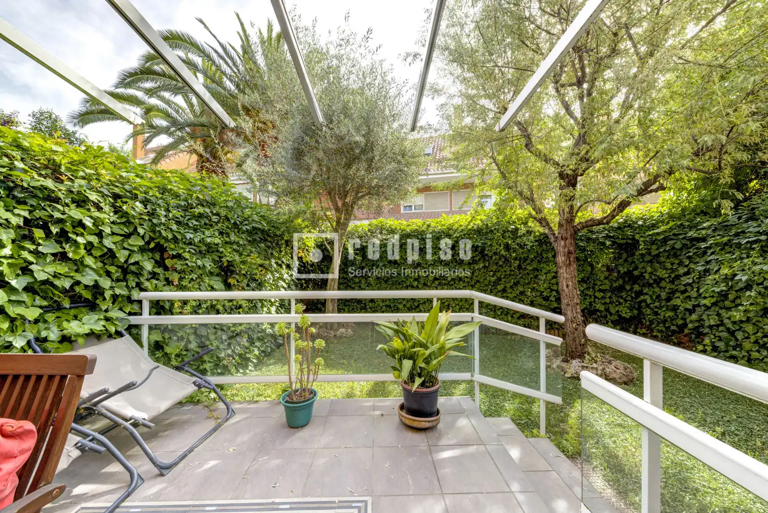 Garden of Houses for sale in Pozuelo de Alarcón  with Air Conditioner, Heating and Private garden