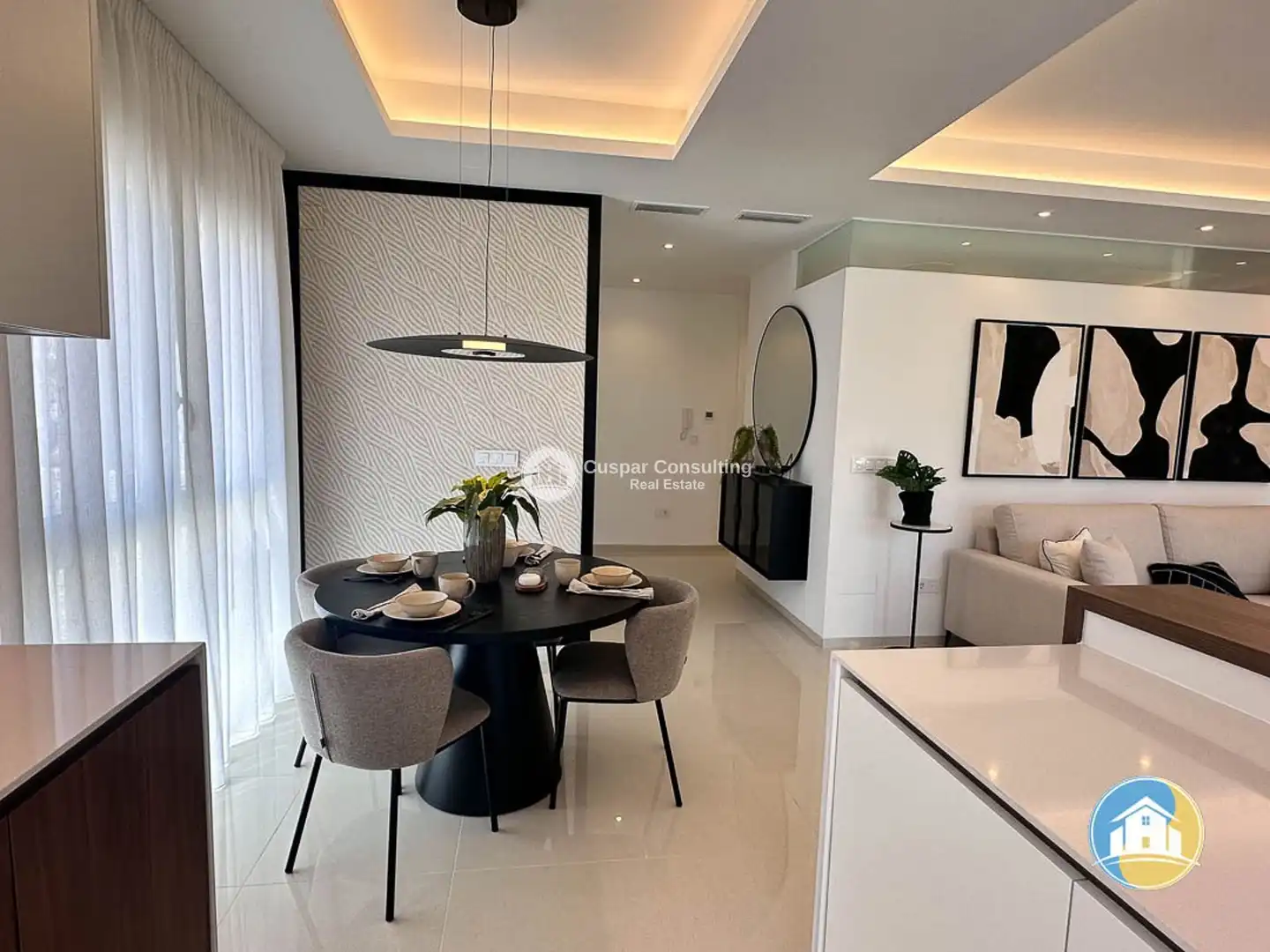 Comedor de Apartamento en venta en Rojales con Calefacción, Jardín privado y Terraza