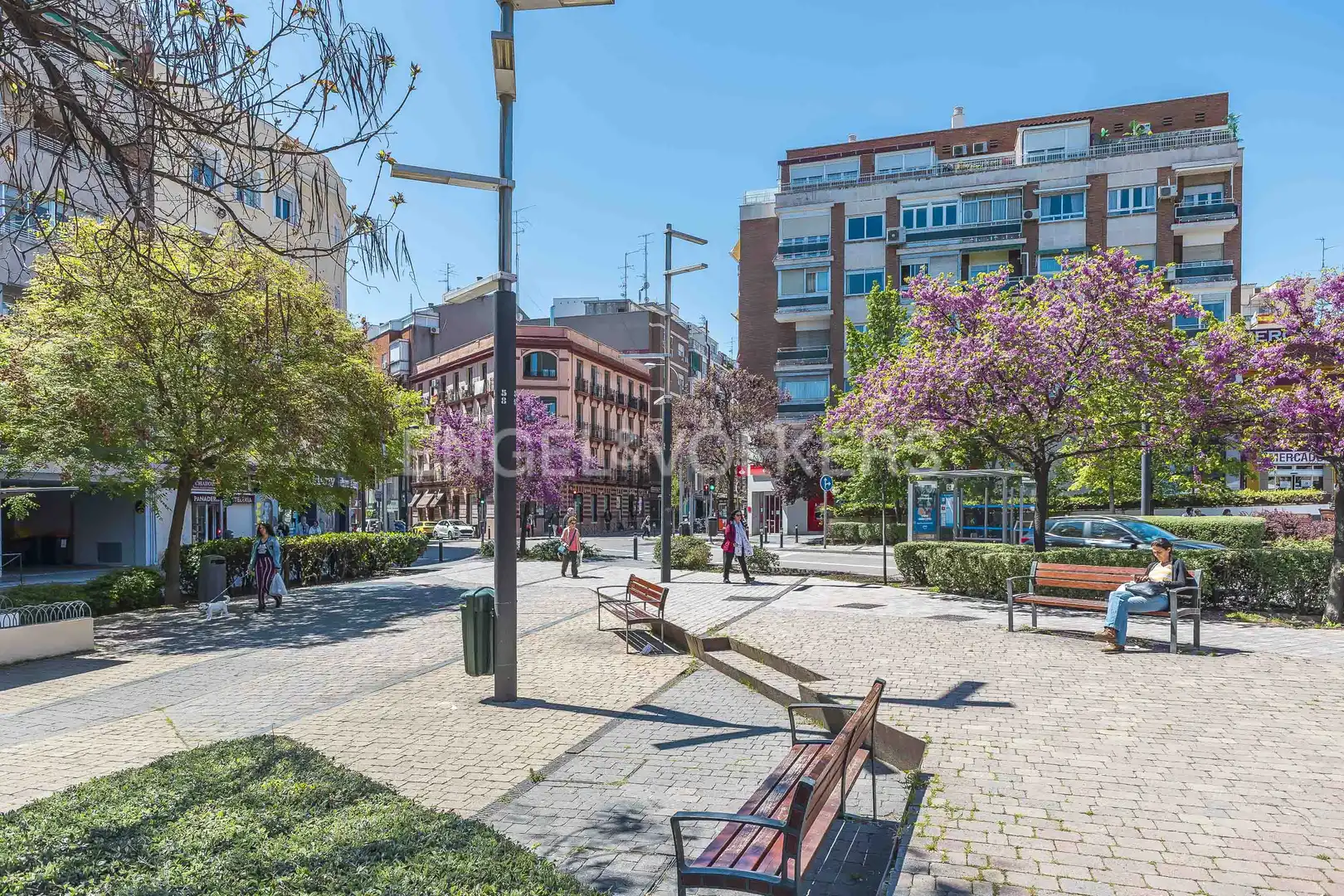 Außenansicht von Wohnung zur Miete in Madrid mit Klimaanlage, Heizung und Schwimmbad