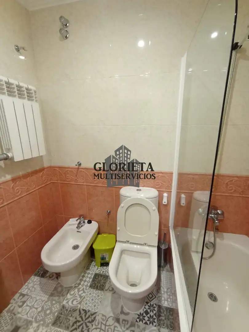 Baño de Casa adosada en venta en Baiona con Calefacción, Parquet y Terraza