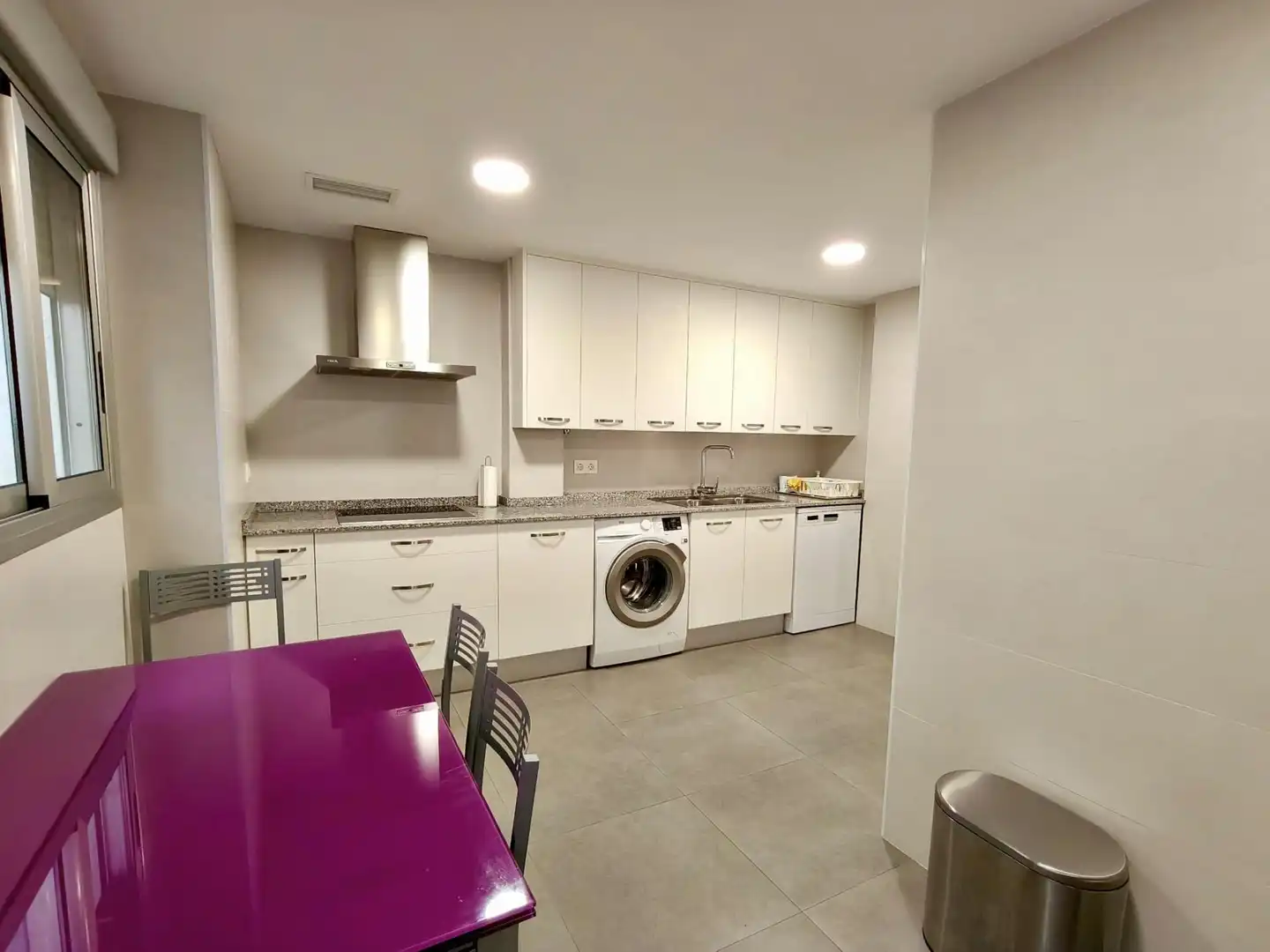 Küche von Wohnung zur Miete in Zaragoza mit Heizung, Parkett und Terrasse