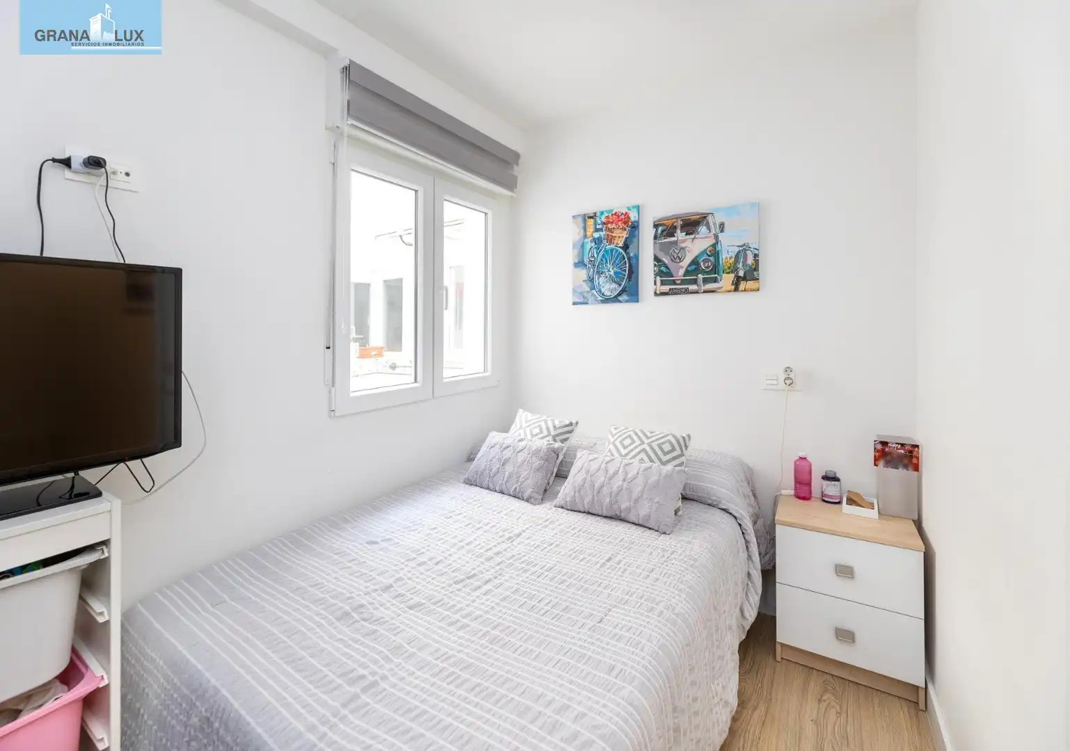 Schlafzimmer von Wohnung zur Miete in Granada mit Terrasse