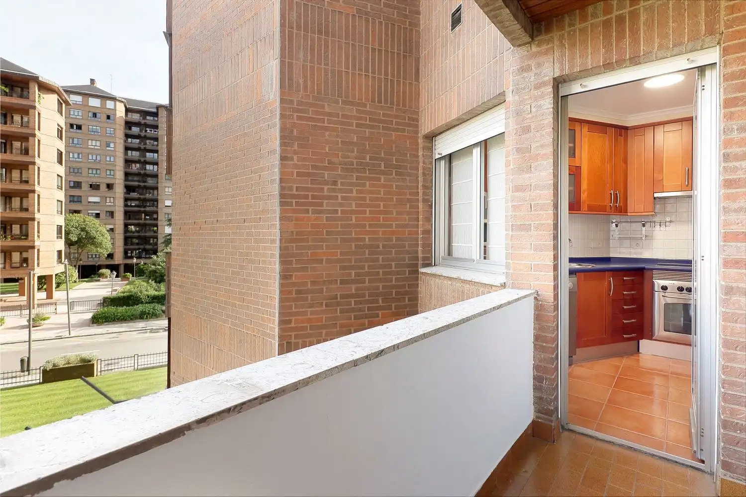 Terraza de Piso de alquiler en Gijón  con Calefacción, Terraza y Trastero