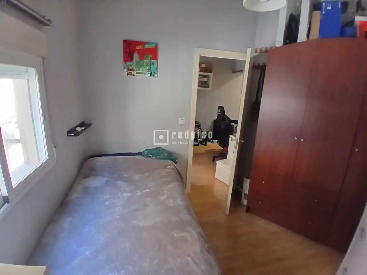 Bedroom of Flat for sale in Madrid  with Air Conditioner