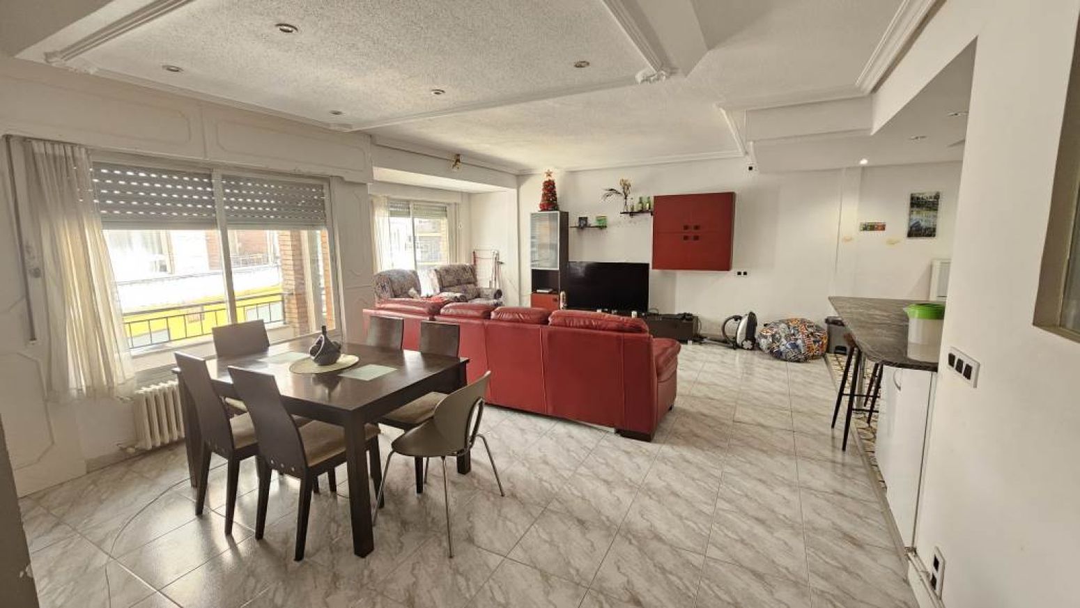 Living room of Flat to rent in Salamanca Capital  with Heating, Terrace and Furnished