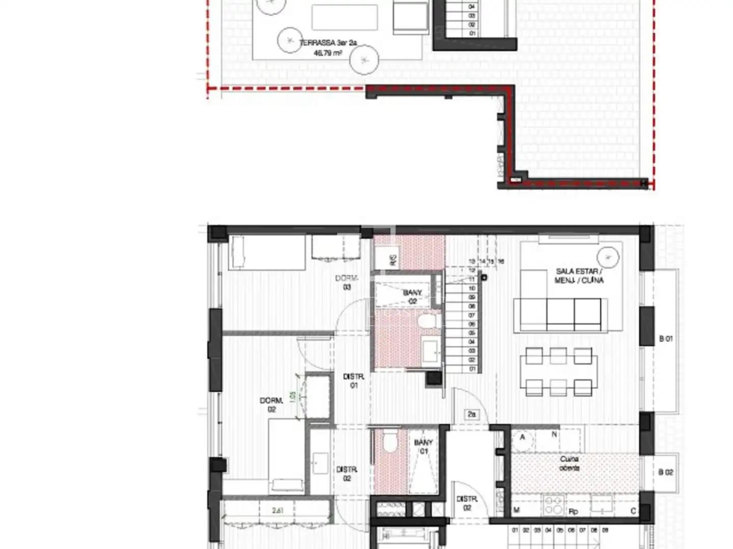 Wohnung zum Verkauf in Sant Cugat del Vallès mit Klimaanlage, Heizung und Terrasse