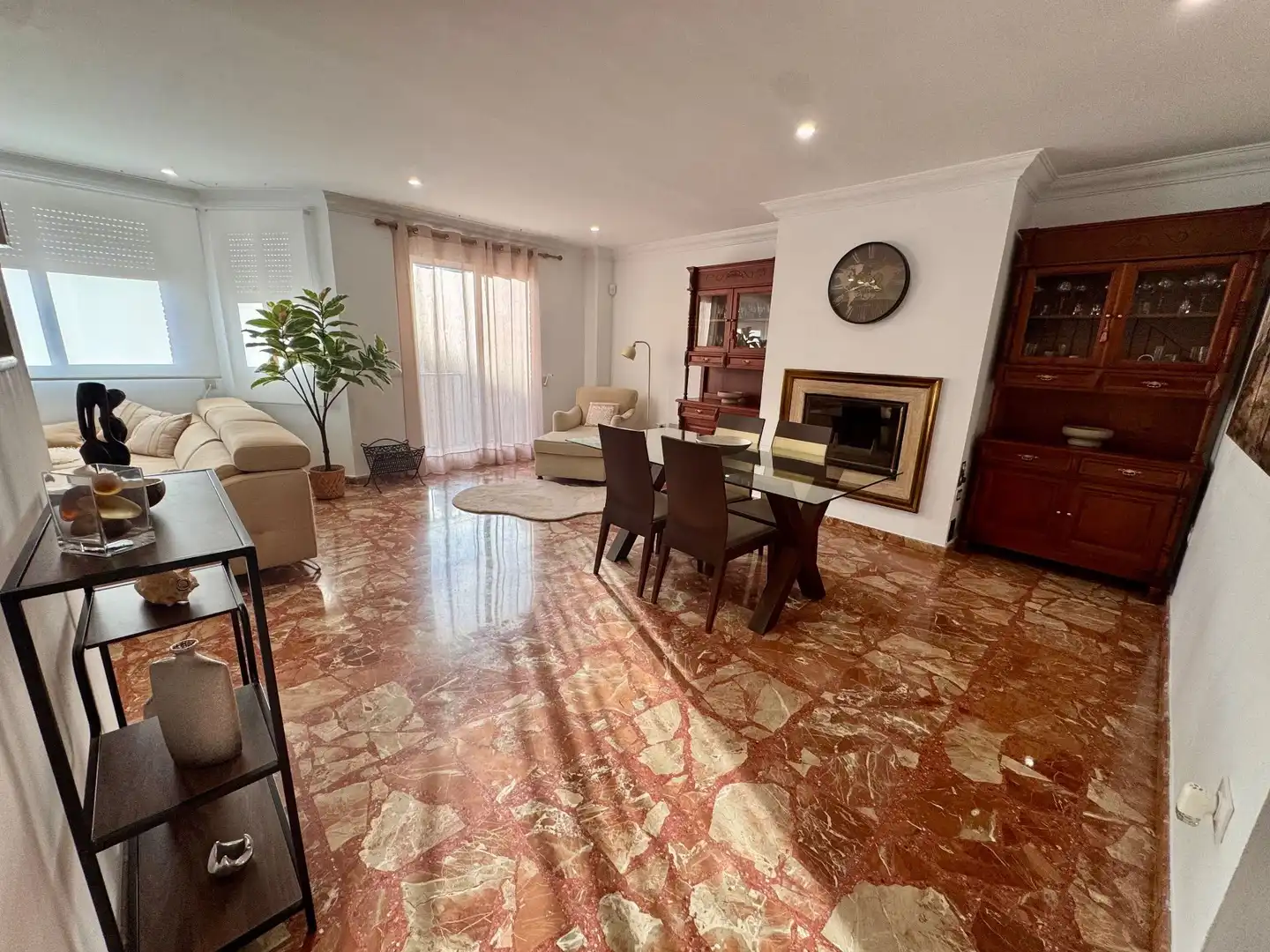 Wohnzimmer von Maisonette zur Miete in Puçol mit Terrasse und Möbliert