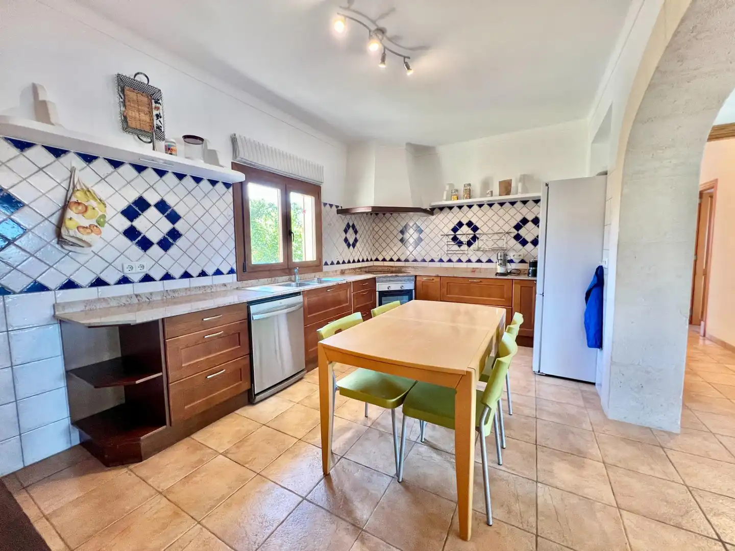 Cocina de Finca rústica de alquiler en Campos con Aire acondicionado, Calefacción y Jardín privado