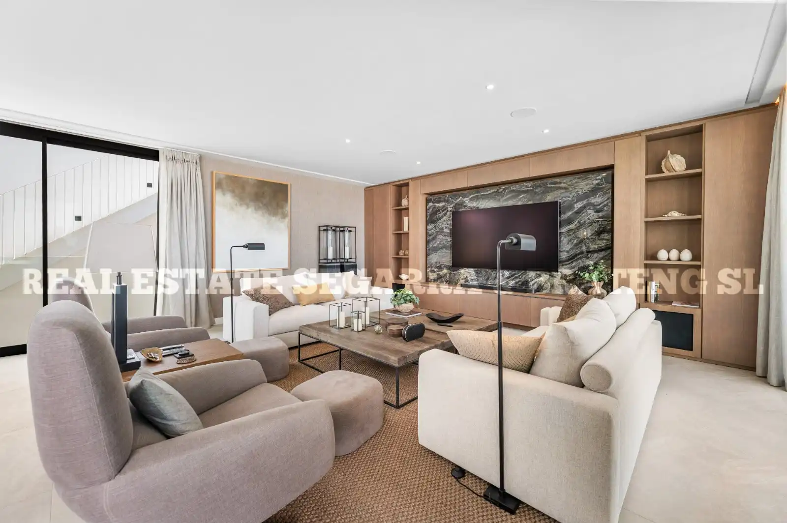 Living room of Attic for sale in Marbella  with Air Conditioner, Heating and Terrace