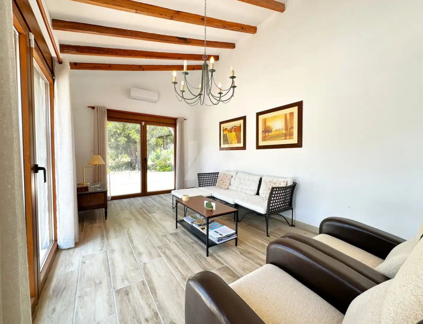 Living room of Country homes for sale in Benitachell / El Poble Nou de Benitatxell  with Air Conditioner, Heating and Private garden