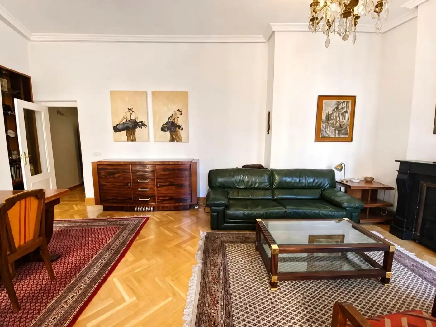 Sala d'estar de Pis en venda en  Madrid Capital amb Aire condicionat i Balcó