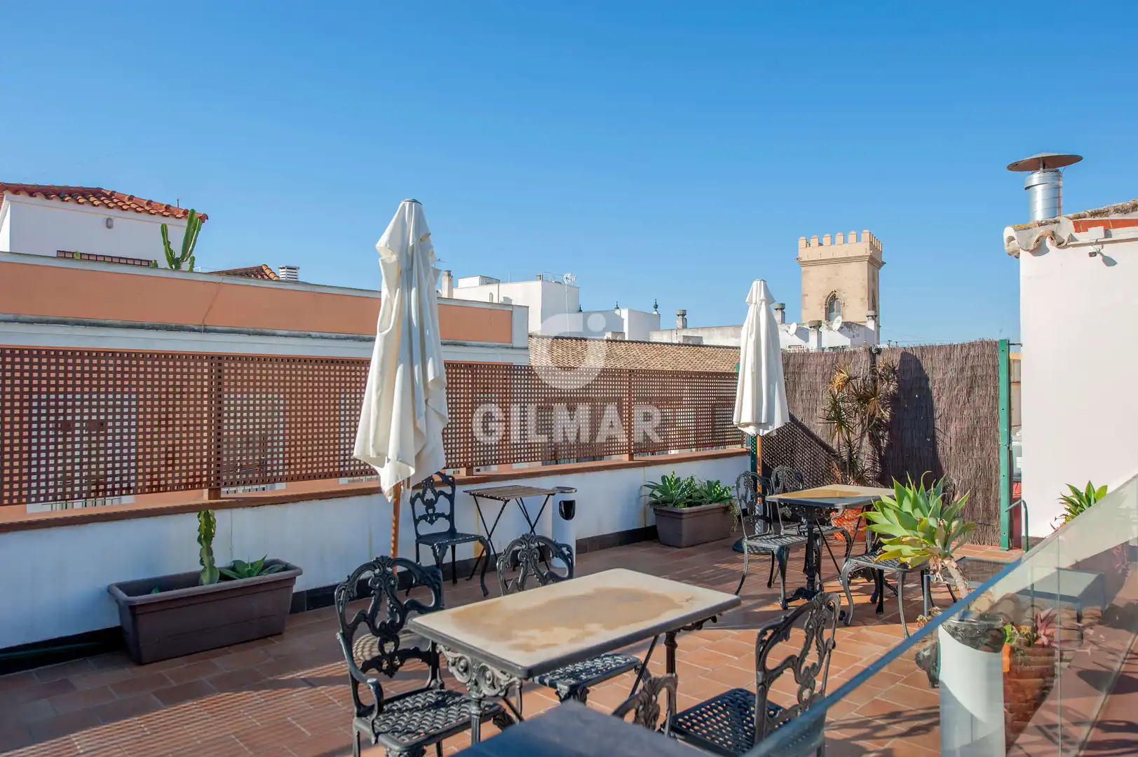 Terrace of Flat for sale in Sevilla  with Heating, Storage room and Furnished