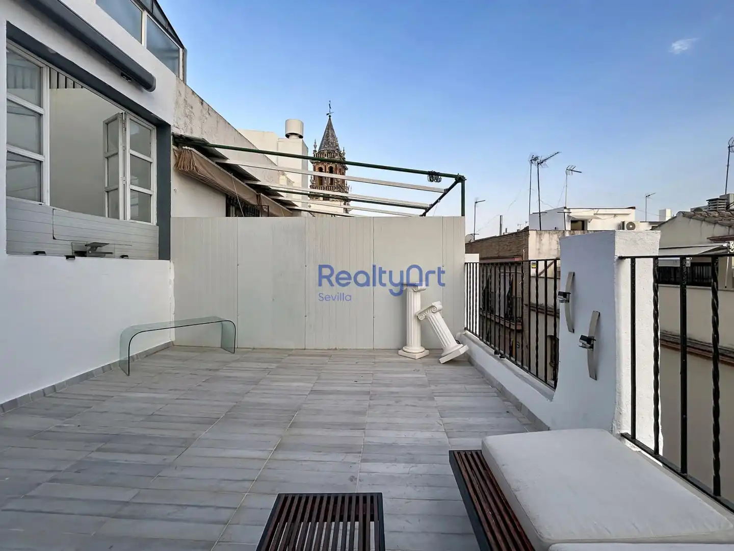Terrace of Attic for sale in Sevilla  with Air Conditioner, Terrace and Furnished