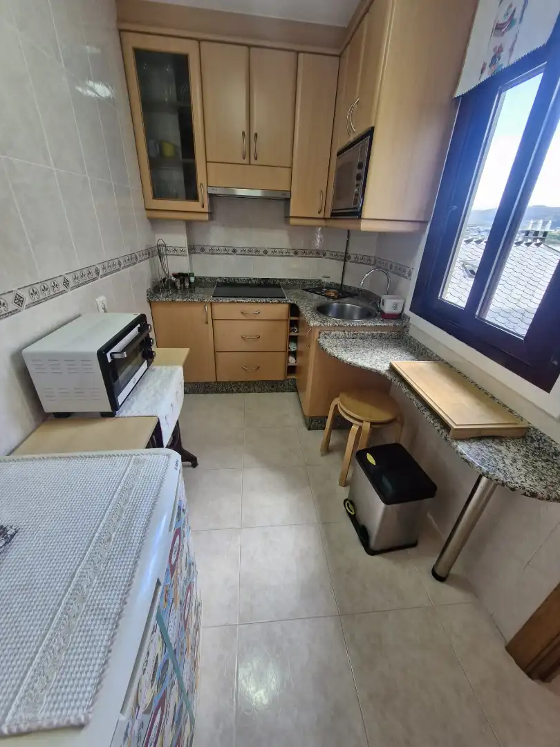 Cocina de Ático en venta en Foz con Terraza, Amueblado y Lavadora