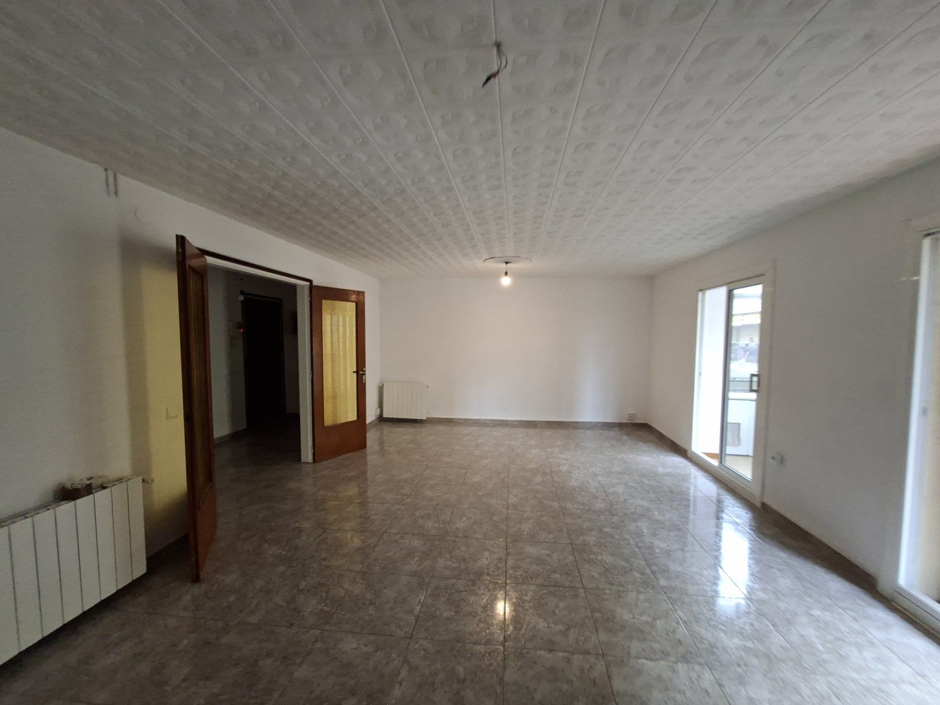 Living room of Flat for sale in Figueres  with Heating, Terrace and Storage room