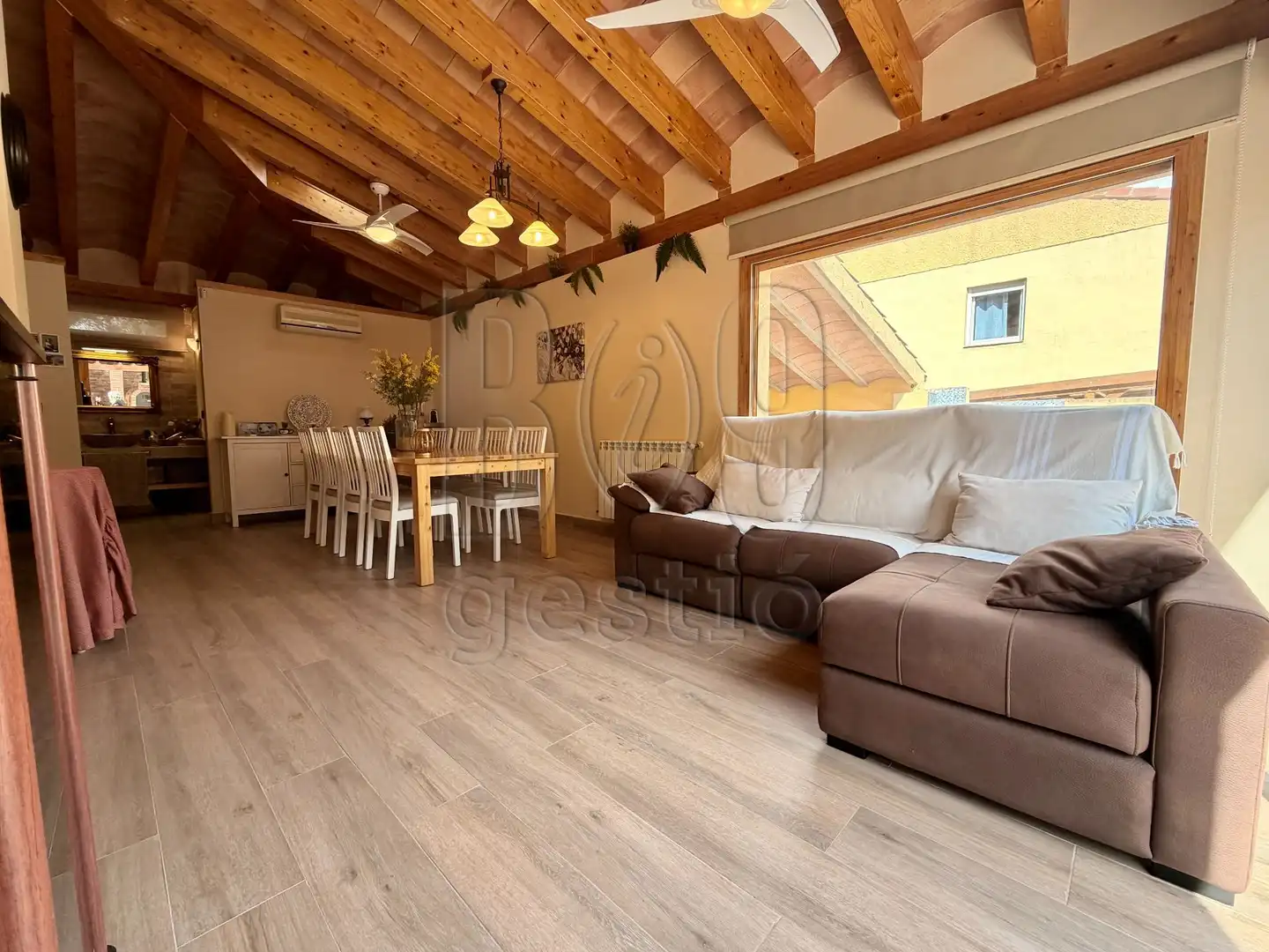 Living room of Detached homes for sale in Els Pallaresos  with Air Conditioner, Heating and Private garden