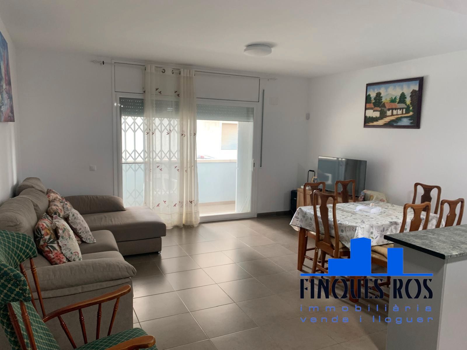 Sala d'estar de Pis en venda en Vinaròs amb Aire condicionat, Terrassa i Moblat
