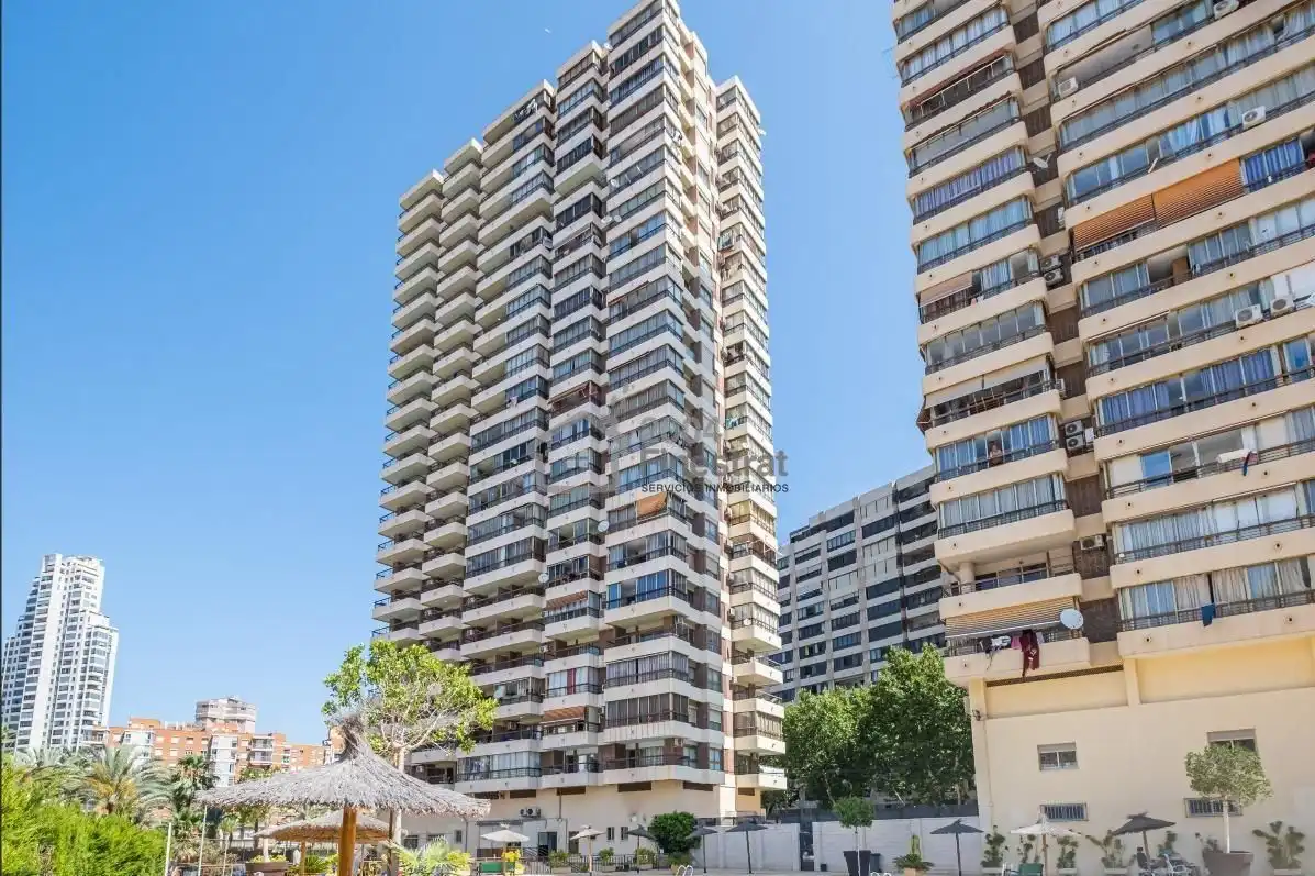 Exterior view of Study for sale in Benidorm  with Air Conditioner, Terrace and Furnished