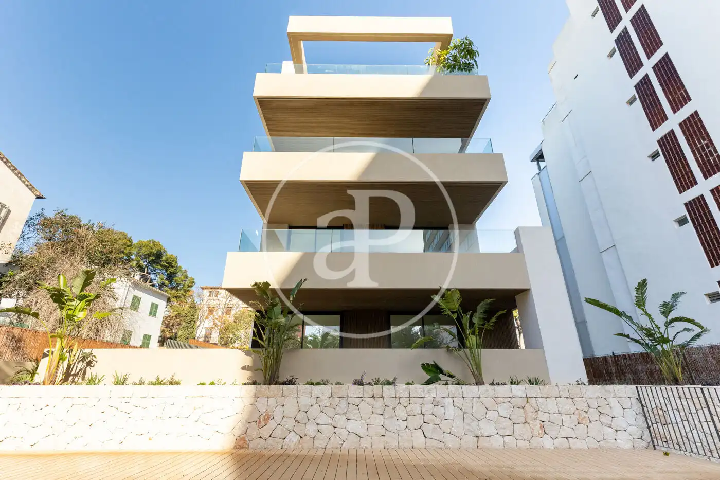 Exterior view of Flat for sale in  Palma de Mallorca  with Air Conditioner, Heating and Private garden