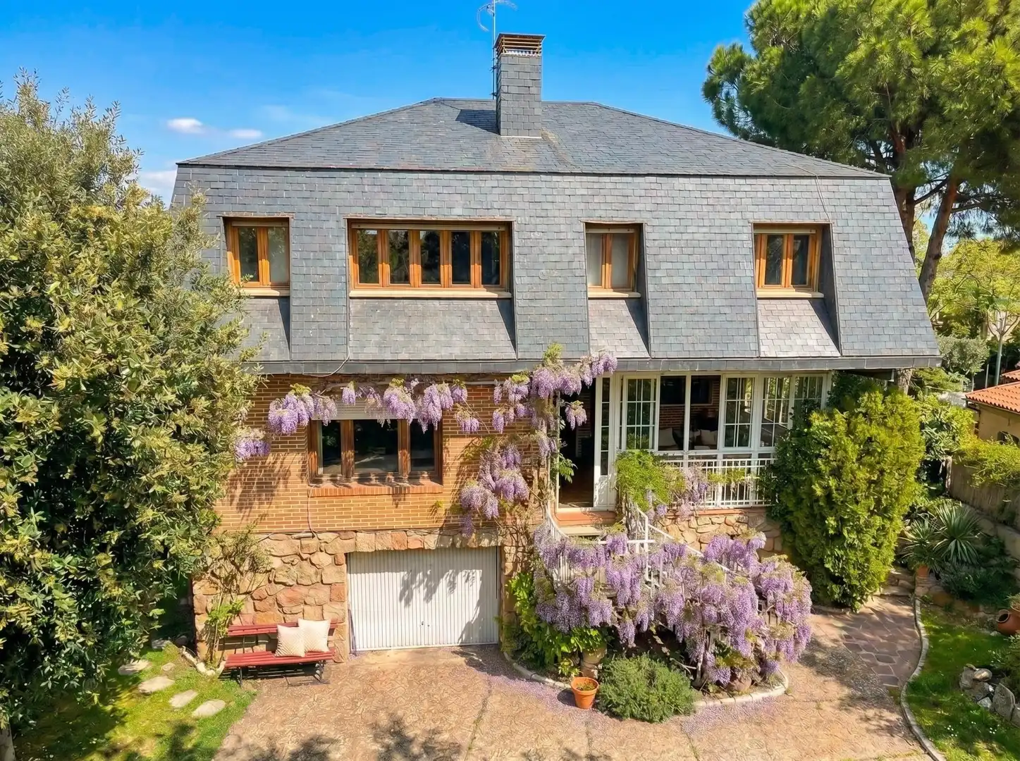 Vista exterior de Casa o chalet en venta en Torrelodones con Calefacción, Jardín privado y Terraza