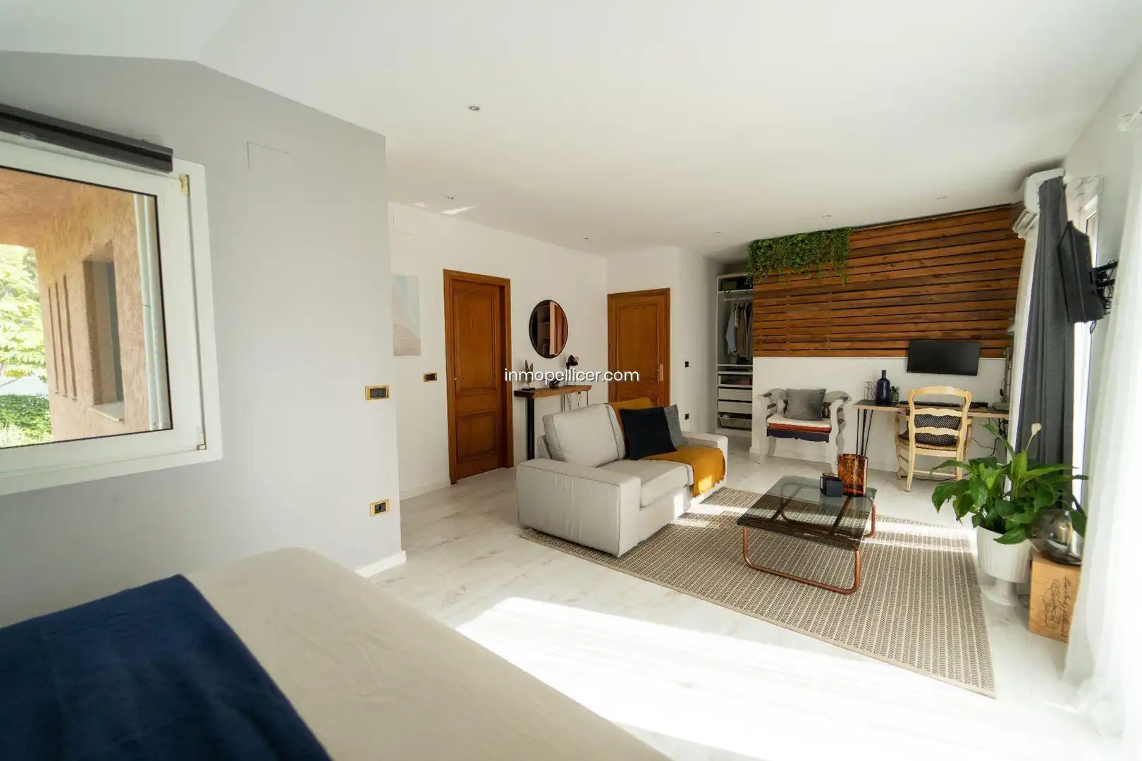 Wohnzimmer von Haus oder Chalet zum Verkauf in L'Alfàs del Pi mit Klimaanlage, Heizung und Privatgarten
