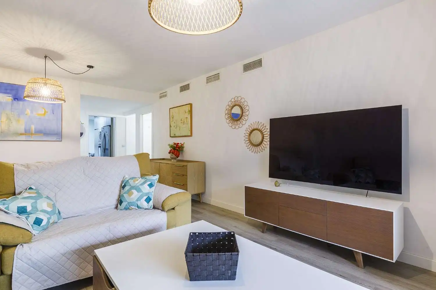 Sala de estar de Apartamento de alquiler en Vélez-Málaga con Terraza