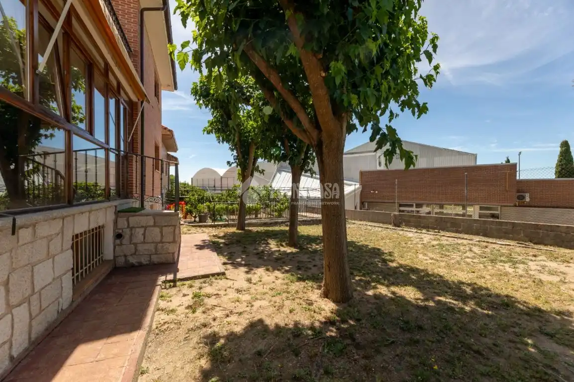 Terraza de Casa o chalet en venta en Hoyo de Manzanares con Calefacción