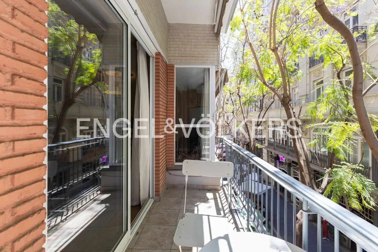 Terrasse von Wohnung zur Miete in Valencia mit Klimaanlage, Heizung und Terrasse