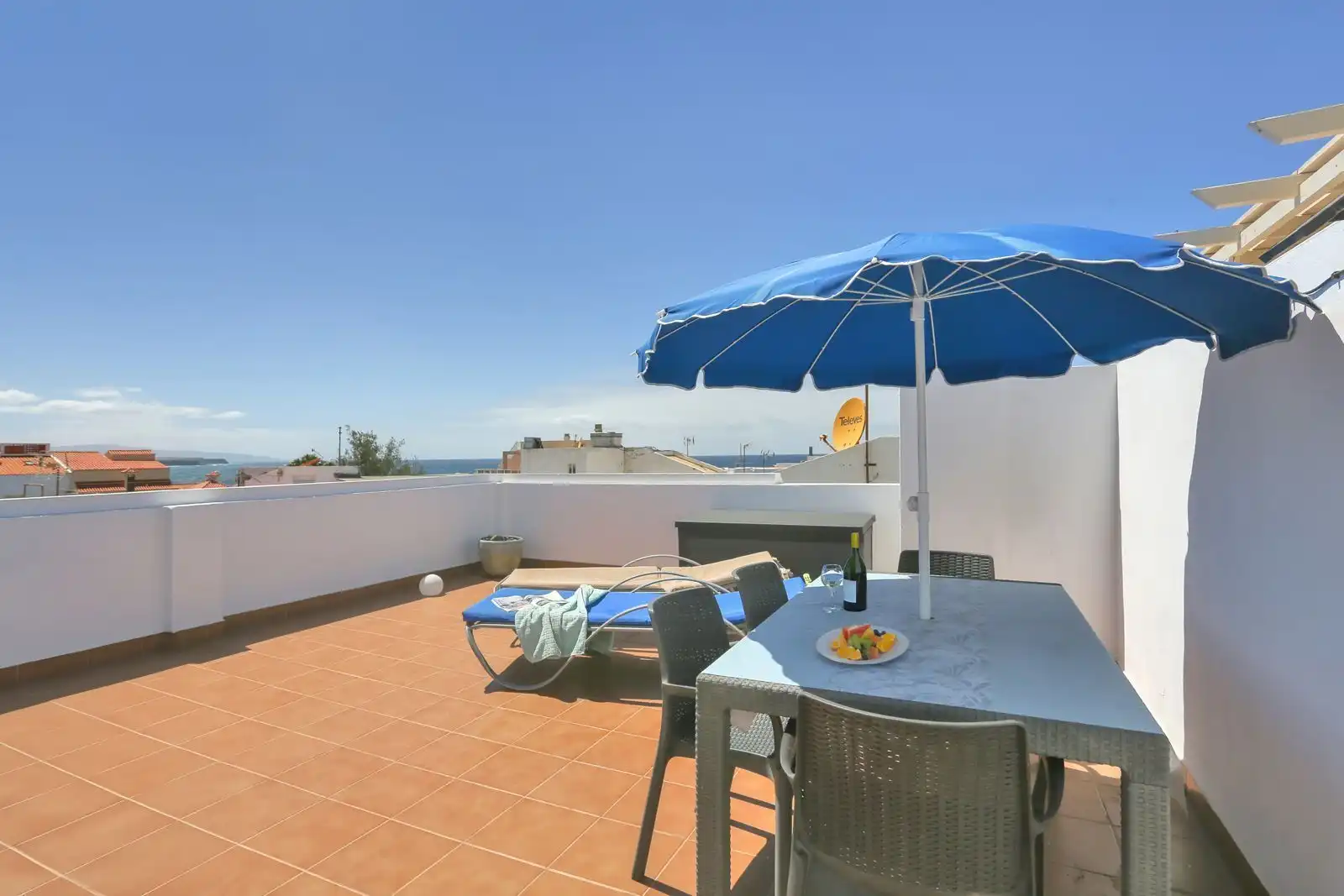 Terraza de Piso en venta en La Oliva con Trastero y Amueblado