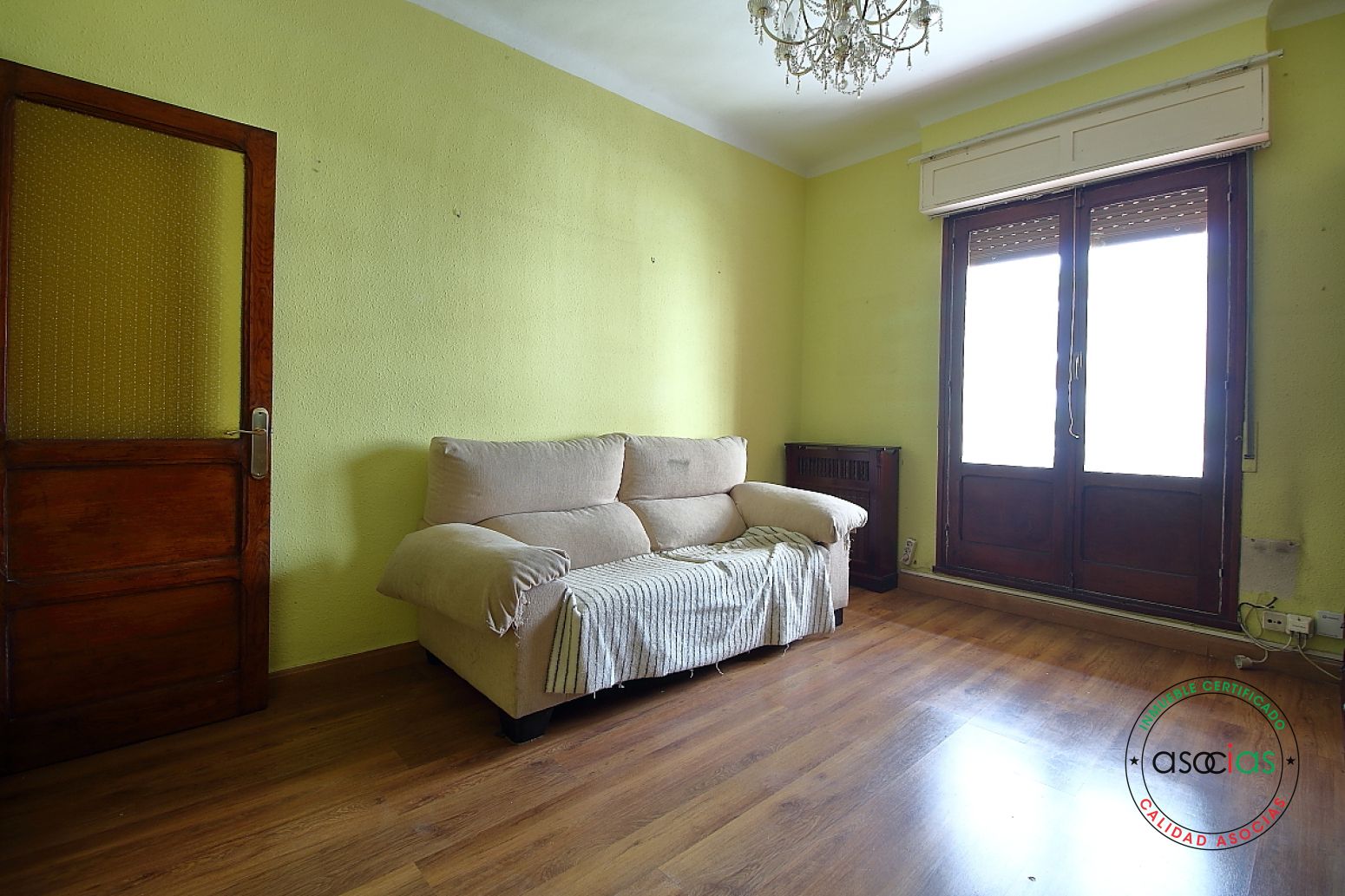 Living room of Flat for sale in Gijón   with Heating and Balcony