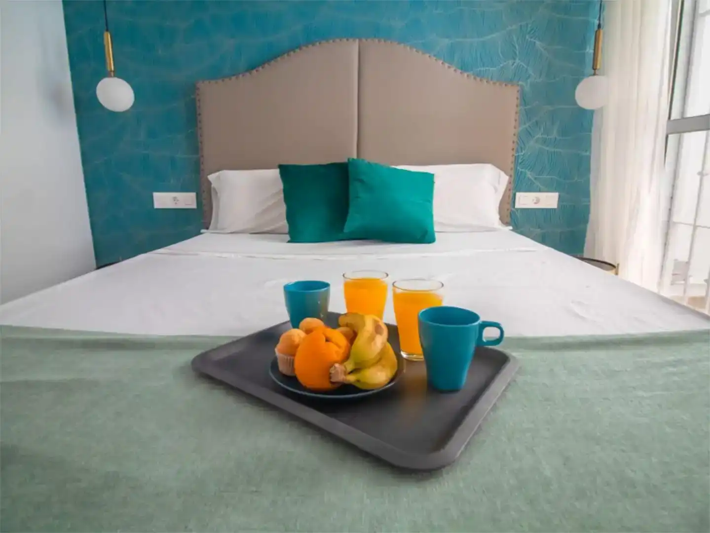 Schlafzimmer von Wohnung zur Miete in Málaga Capital mit Klimaanlage