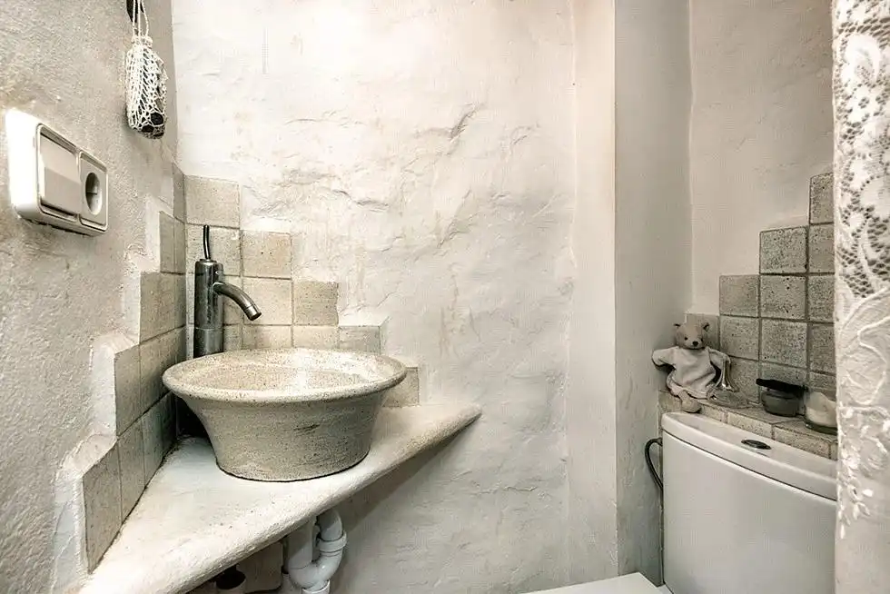 Bathroom of Houses for sale in Alaró  with Private garden