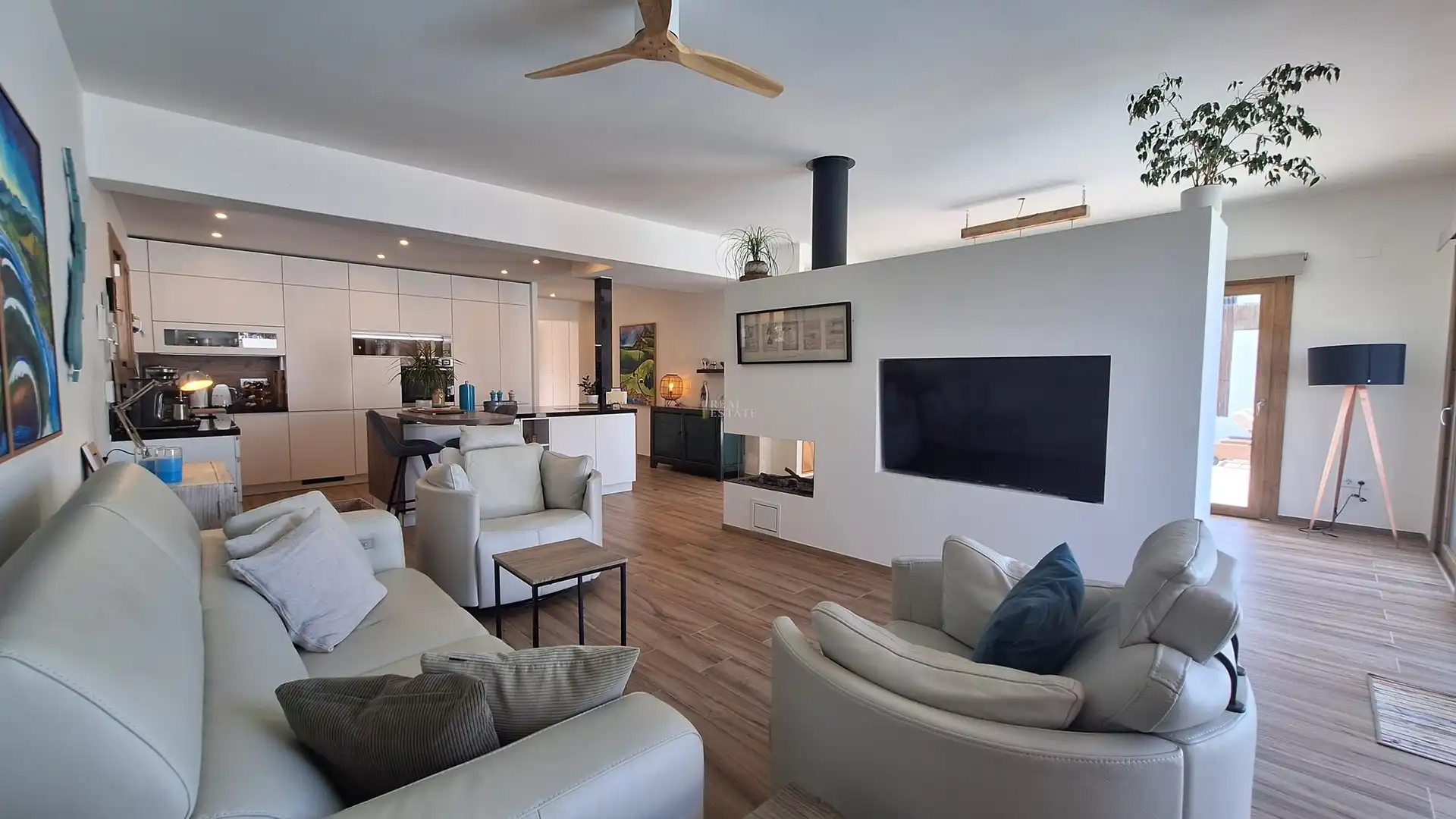 Living room of Houses for sale in Jávea / Xàbia  with Air Conditioner, Terrace and Storage room