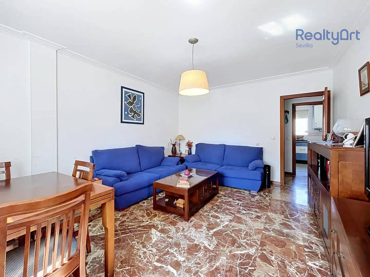 Sala de estar de Piso en venta en Sevilla con Aire acondicionado, Jardín privado y Balcón