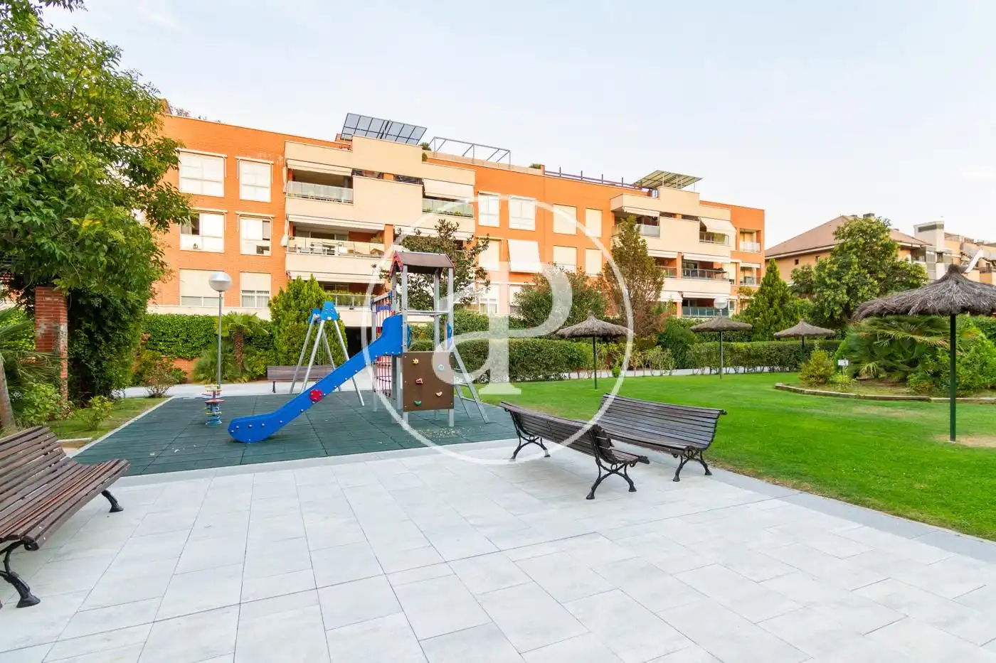 Terrasse von Wohnung zur Miete in Pozuelo de Alarcón mit Klimaanlage, Heizung und Privatgarten