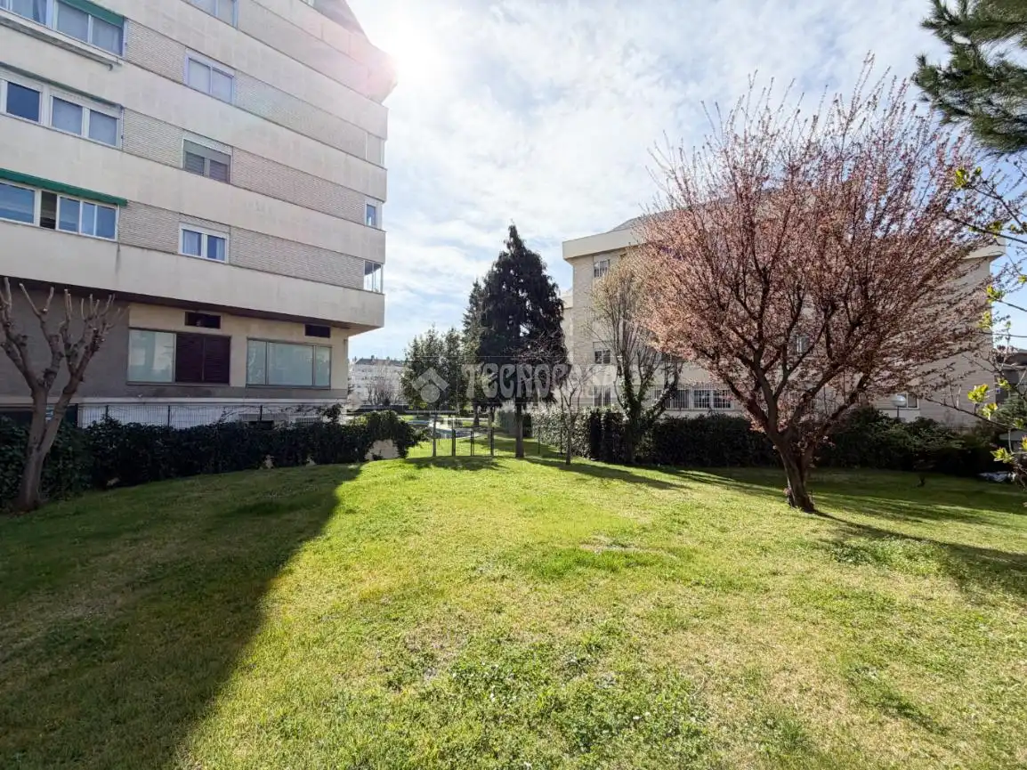 Exterior view of Flat for sale in Collado Villalba  with Air Conditioner, Heating and Parquet flooring