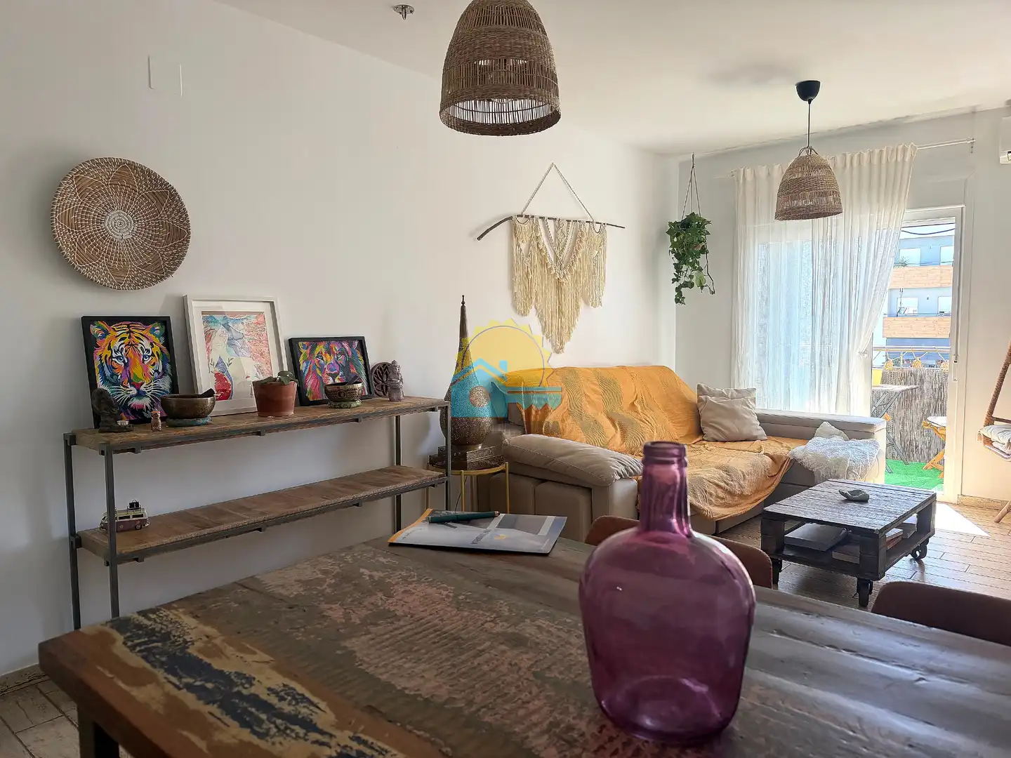 Wohnzimmer von Wohnung zum Verkauf in Punta Umbría mit Klimaanlage, Terrasse und Abstellraum