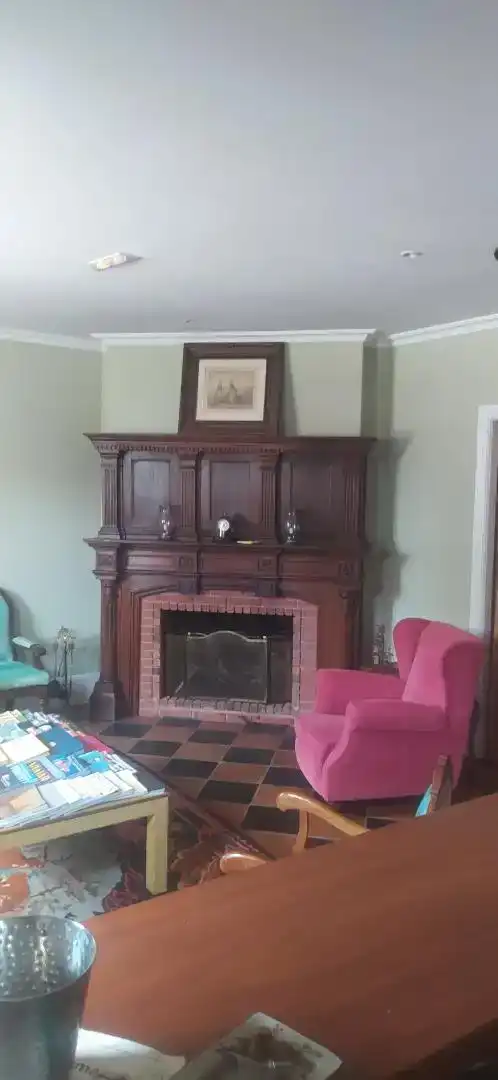 Sala d'estar de Finca rústica en venda en Viloria de Rioja amb Aire condicionat, Jardí privat i Parquet